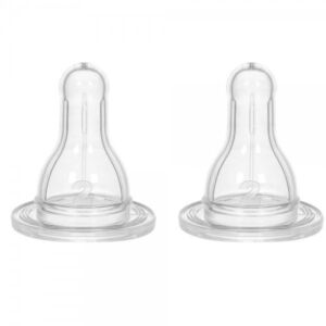 Set de doua tetine din silicon rotunde