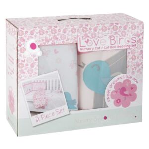 Set de pat pentru bebelusi Comfi-Dreams Lovebirds 843022