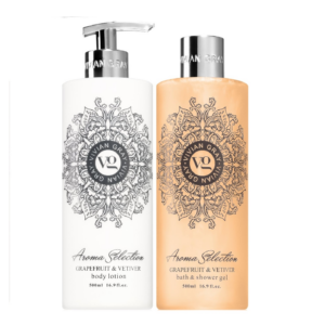 Set gel dus si Lotiune corp Grapefruit&Vetiver