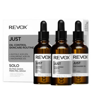 Set ingrijire ten Just Oil Control Skincare Routine