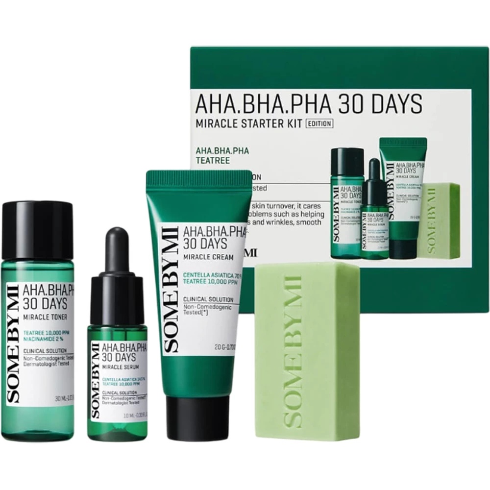 Set ingrijire ten acneic AHA BHA PHA 30 Days Miracle Starter Kit