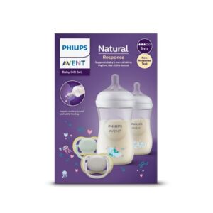 Set nou-nascut biberoane si suzete Natural Response
