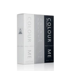 Set parfumuri de barbati White Silver Black Colour Me
