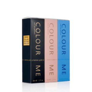 Set parfumuri de dama Gold Pearl Sky Blue Colour Me