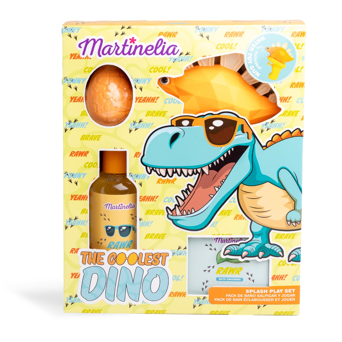 Set pentru baie The Coolest Dino Splash&Play