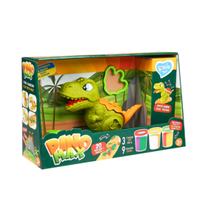 Set plastilina cu accesorii si jucarie pentru modelaj Lovin Dino Max