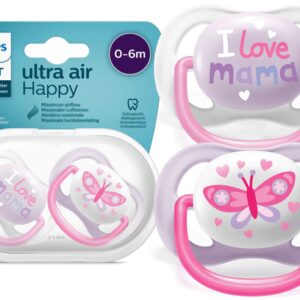 Set suzete Ultra Air pentru 0-6 luni SCF080/02