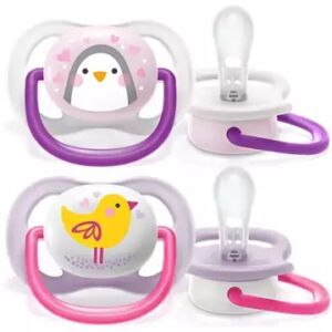 Set suzete Ultra Air pentru 0-6 luni SCF080/06