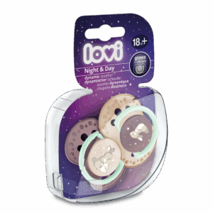 Set suzete din silicon pentru +18 luni Dynamic Night&Day 22/916GIRL