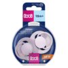 Set suzete din silicon pentru +18 luni Dynamic Prime Liliac/Violet 34/423