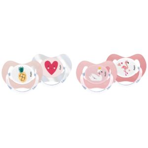 Set suzete ortodontice din silicon 6 luni+