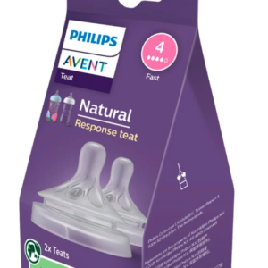 Set tetine cu debit rapid pentru +3 luni Natural Response SCY964/02
