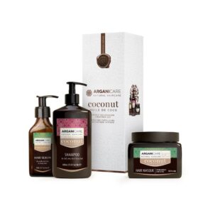Set trio cu Ulei de Cocos pentru hranirea intensa a parului