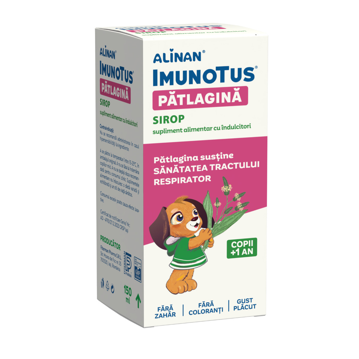 Sirop Alinan Imunotus cu Patlagina