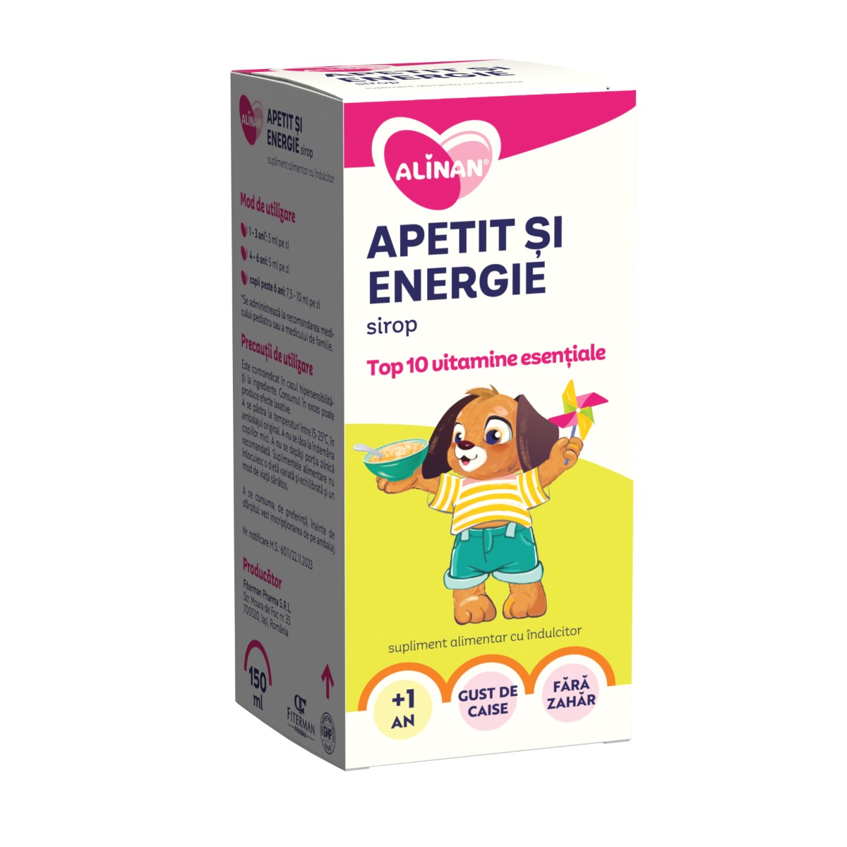 Sirop Alinan apetit si energie