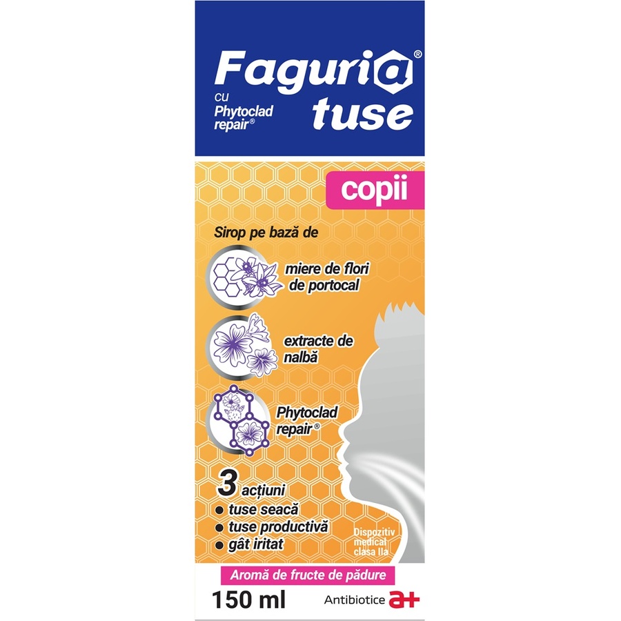Sirop de tuse pentru copii Faguria