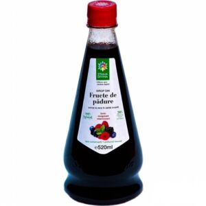 Sirop natural cu fructe de padure presat la rece