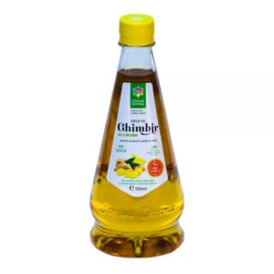 Sirop natural de ghimbir cu lamaie presat la rece