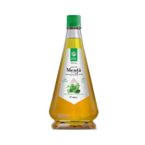 Sirop natural de menta presat la rece