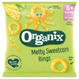 Snack cu porumb dulce in forma de inel +6 luni Bio