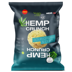 Snack proteic cu smantana si ceapa Hemp Crush