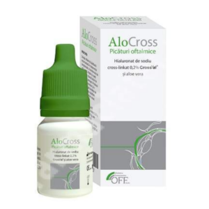 Solutie oftalmica lubrifianta AloCross