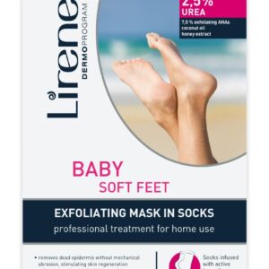 Sosete exfoliante 2.5% uree Baby Soft Feet Foot Care