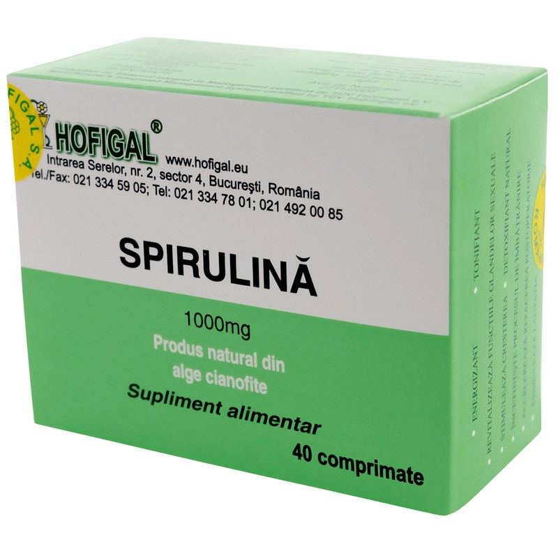 Spirulină 1000mg