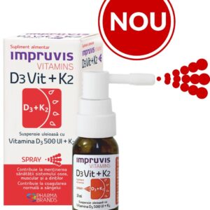 Spray cu Vitamina D3 + K2 Impruvis D3Vit