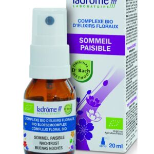 Spray cu complex din elixiruri florare Eco Bach Somn Linistit