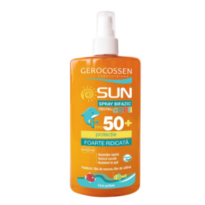 Spray invizibil bifazic pentru copii cu FPS 50+ Sun
