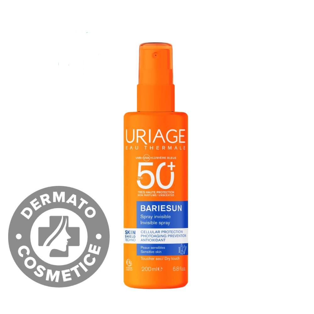 Spray invizibil cu protectie solara SPF50+ fara parfum Bariesun