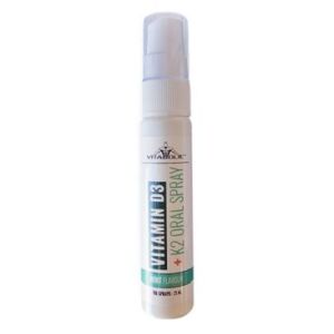 Spray oral cu vitamina D3+K2 cu aroma de Menta