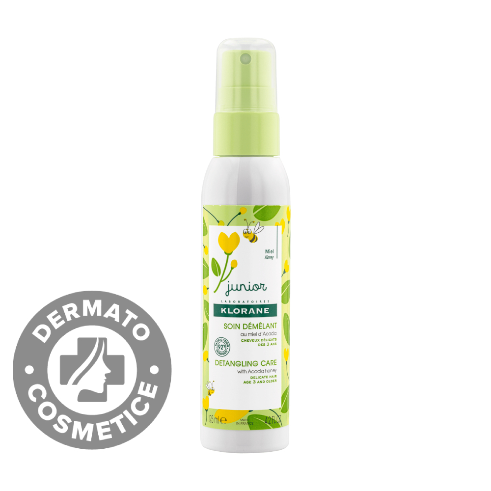 Spray pentru descurcarea parului copiilor cu miere de salcam