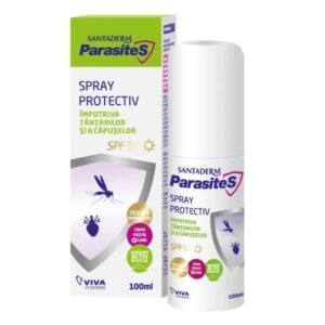Spray protectiv SPF 50 impotriva tantarilor si capuselor