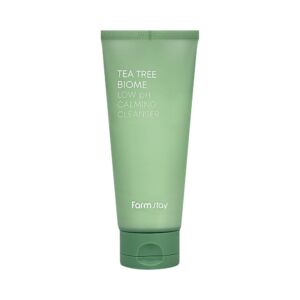 Spuma de curatare calmanta cu pH scazut cu arbore de ceai Tea Tree Biome