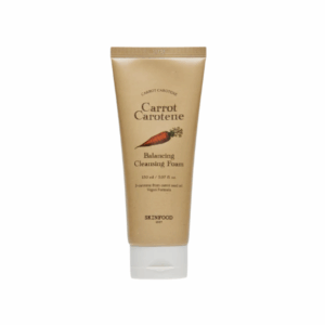 Spuma de curatare echilibranta cu caroten din morcov