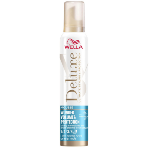 Spuma pentru par cu fixare ultra puternica Wonder Volume & Protection Wella Deluxe