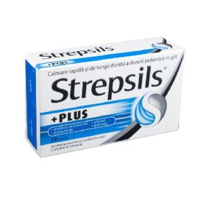 Strepsils Plus 24 pastile
