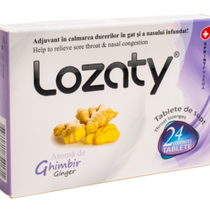 Supliment alimentar cu aroma de ghimbir Lozaty