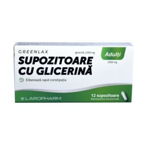 Supozitoare cu glicerina pentru adulti Greenlax