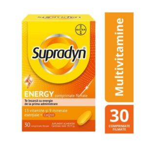 Multivitamine si minerale Supradyn Energy cu Coenzima Q10