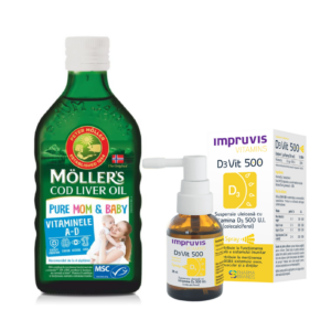 Suspensie uleioasa cu Vitamina D3 500UI Impruvis Spray