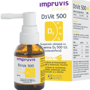 Suspensie uleioasa cu Vitamina D3 D3Vit 500