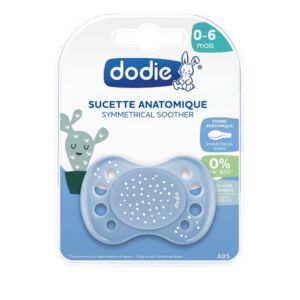 Suzeta anatomica din silicon 0-6 luni Viata Fericita Baieti A95