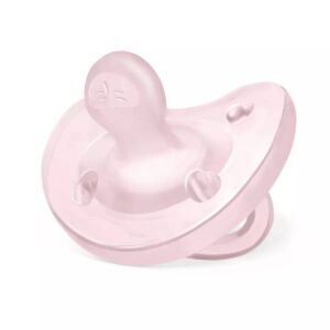 Suzeta anatomica din silicon PhysioSoft 0-6 luni Roz