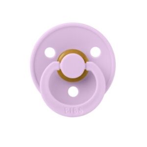 Suzeta din latex cu tetina rotunda 0 luni+ Colour Violet Sky