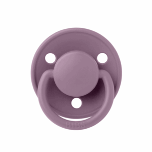 Suzeta din latex cu tetina rotunda 6 luni+ De Lux Mauve