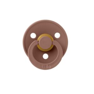 Suzeta din latex cu tetina simetrica 0 luni+ Colour Woodchuck