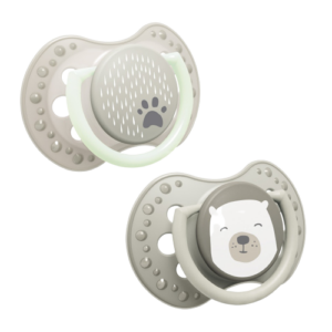 Suzeta din silicon Dynamic Buddy bear pentru 3-6 luni